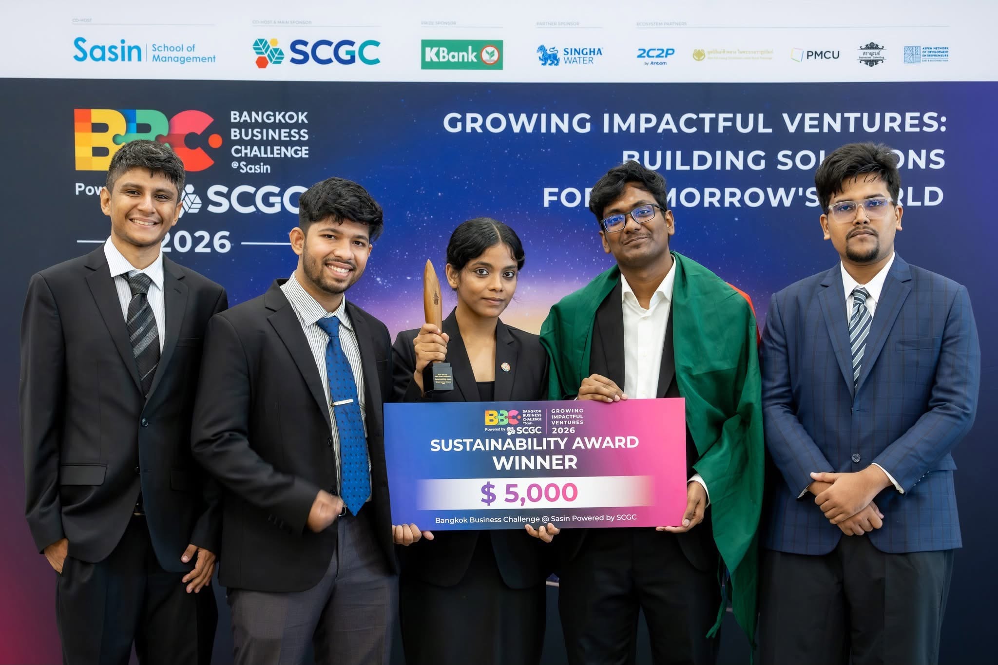 Sustainability Award, Bangkok Business Challenge