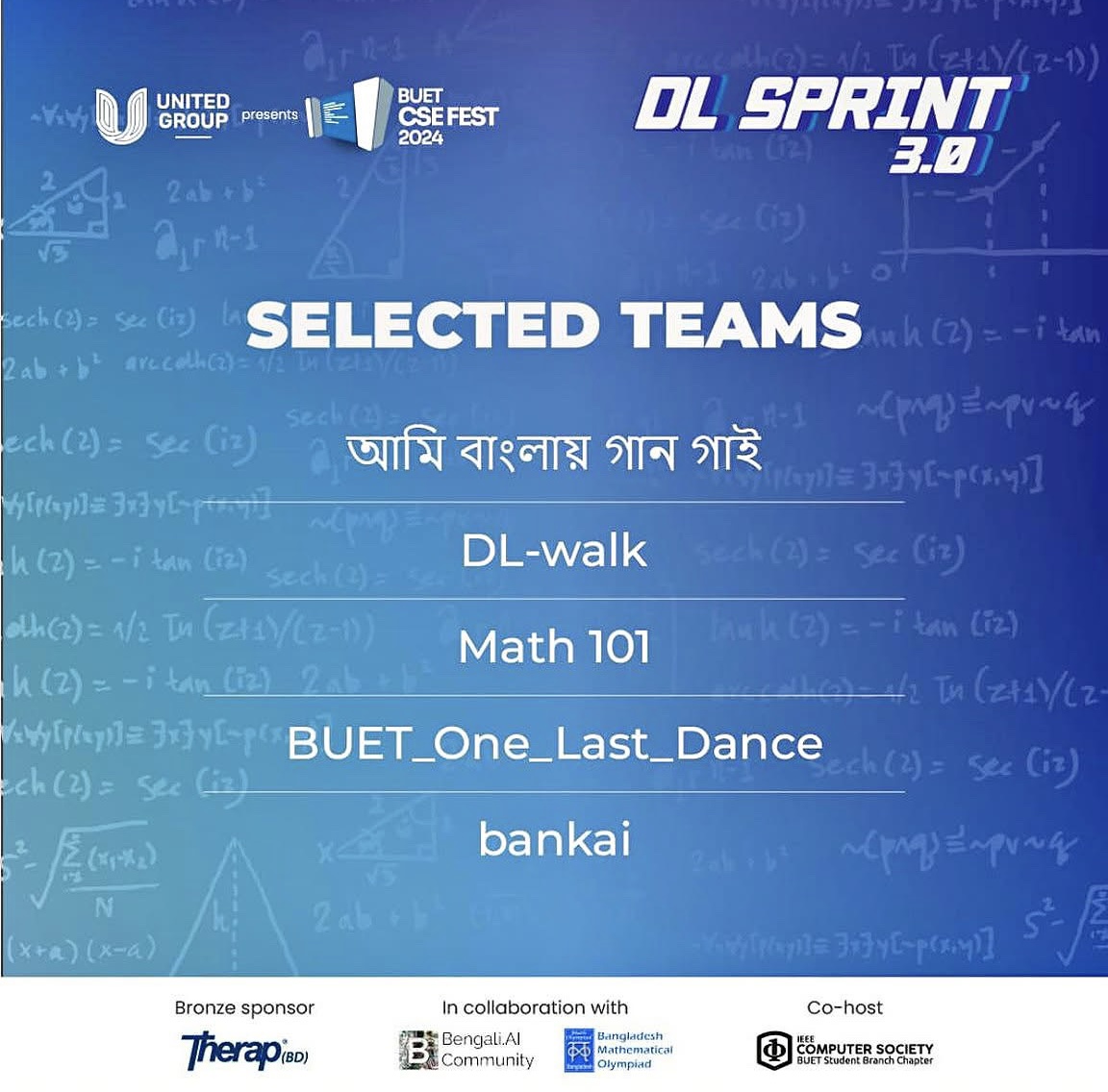 Finalist, Deep Learning Sprint